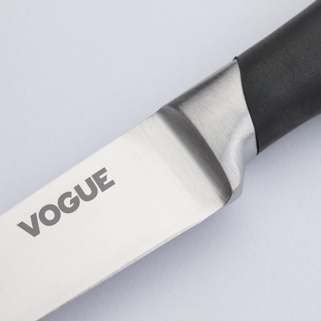 Vogue Soft Grip Paring Knife Black 8.5cm