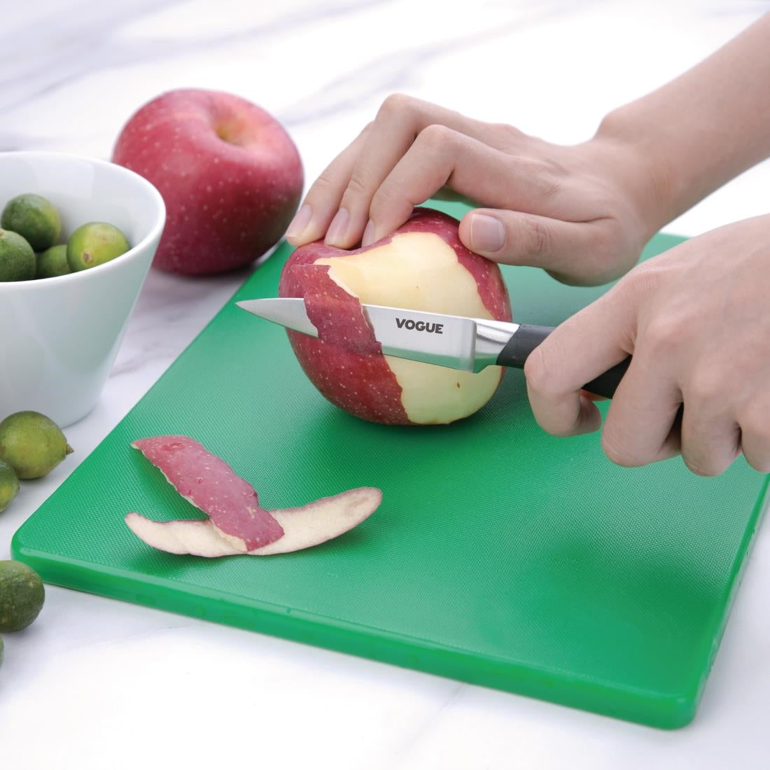 Vogue Soft Grip Paring Knife Black 8.5cm