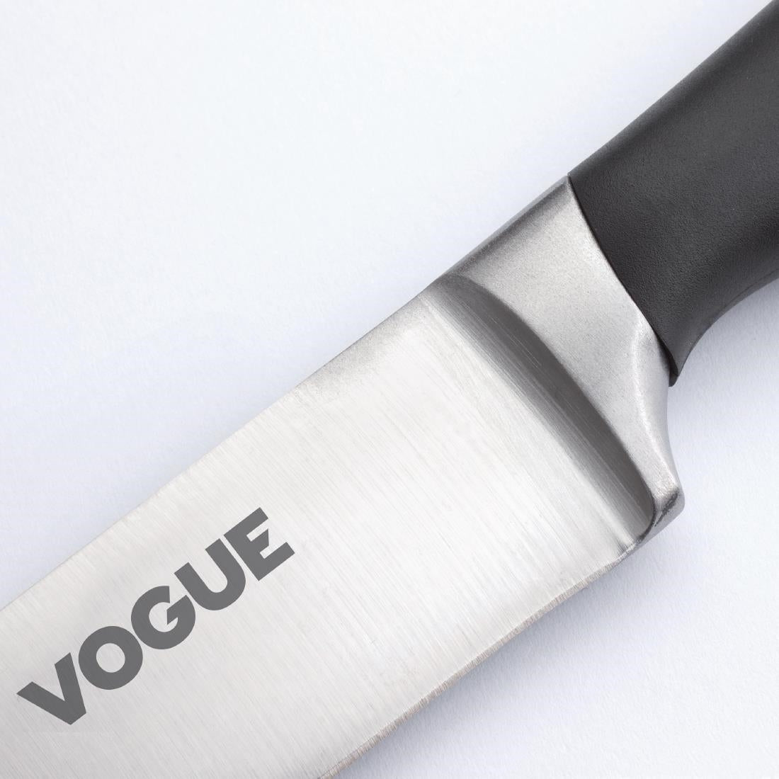 Vogue Soft Grip Carving Knife Black 19.5cm