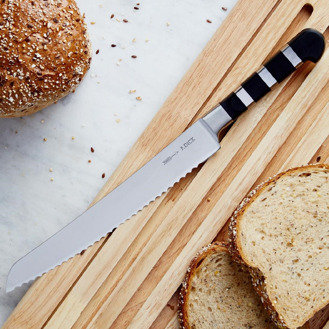 Dick 1905 Fully Forged Bread Knife Black 21.6cm