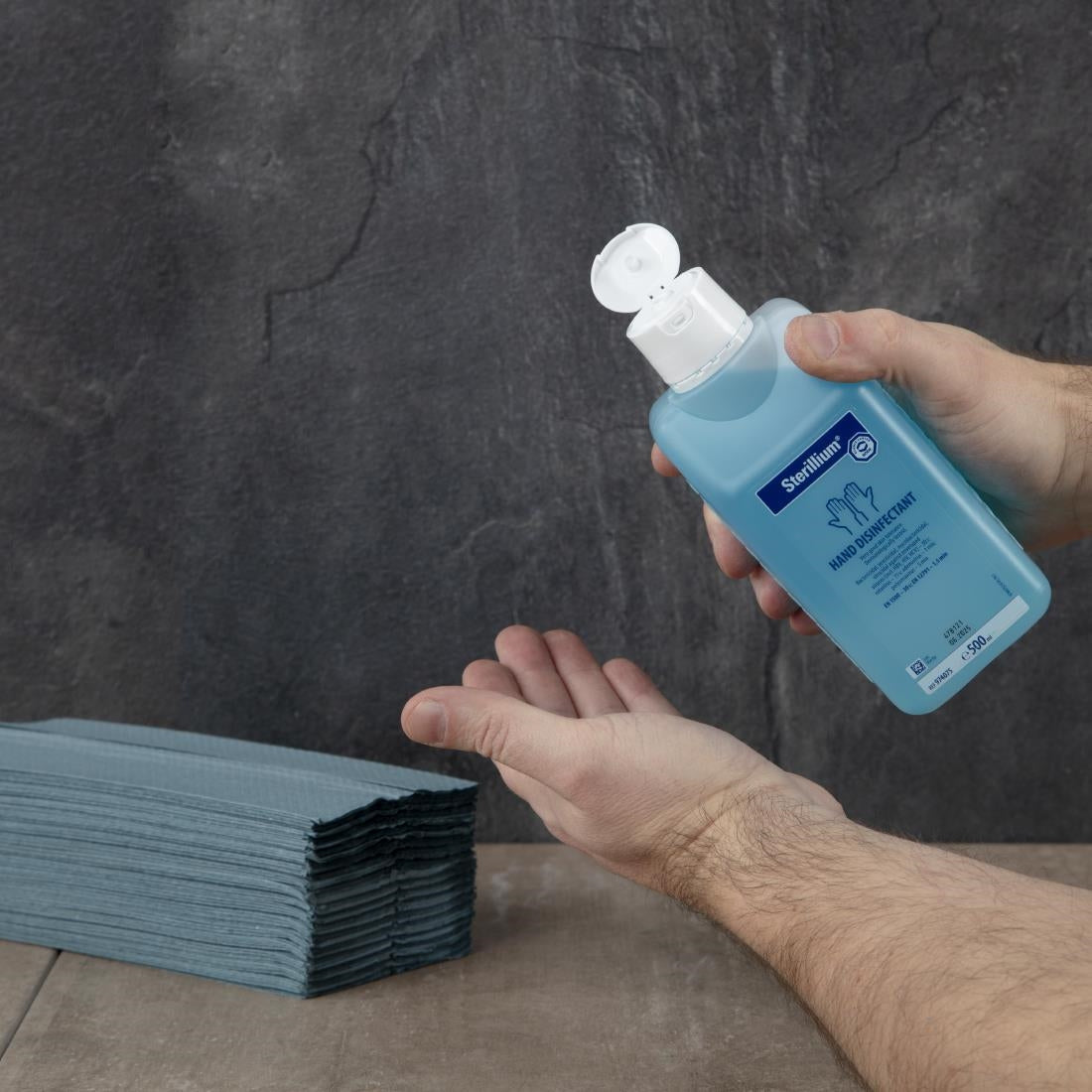 Jantex C Fold Paper Hand Towels Blue 1-ply 2880 sheets