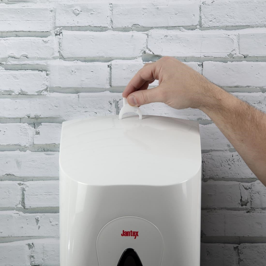 Jantex Centrefeed Roll Dispenser White