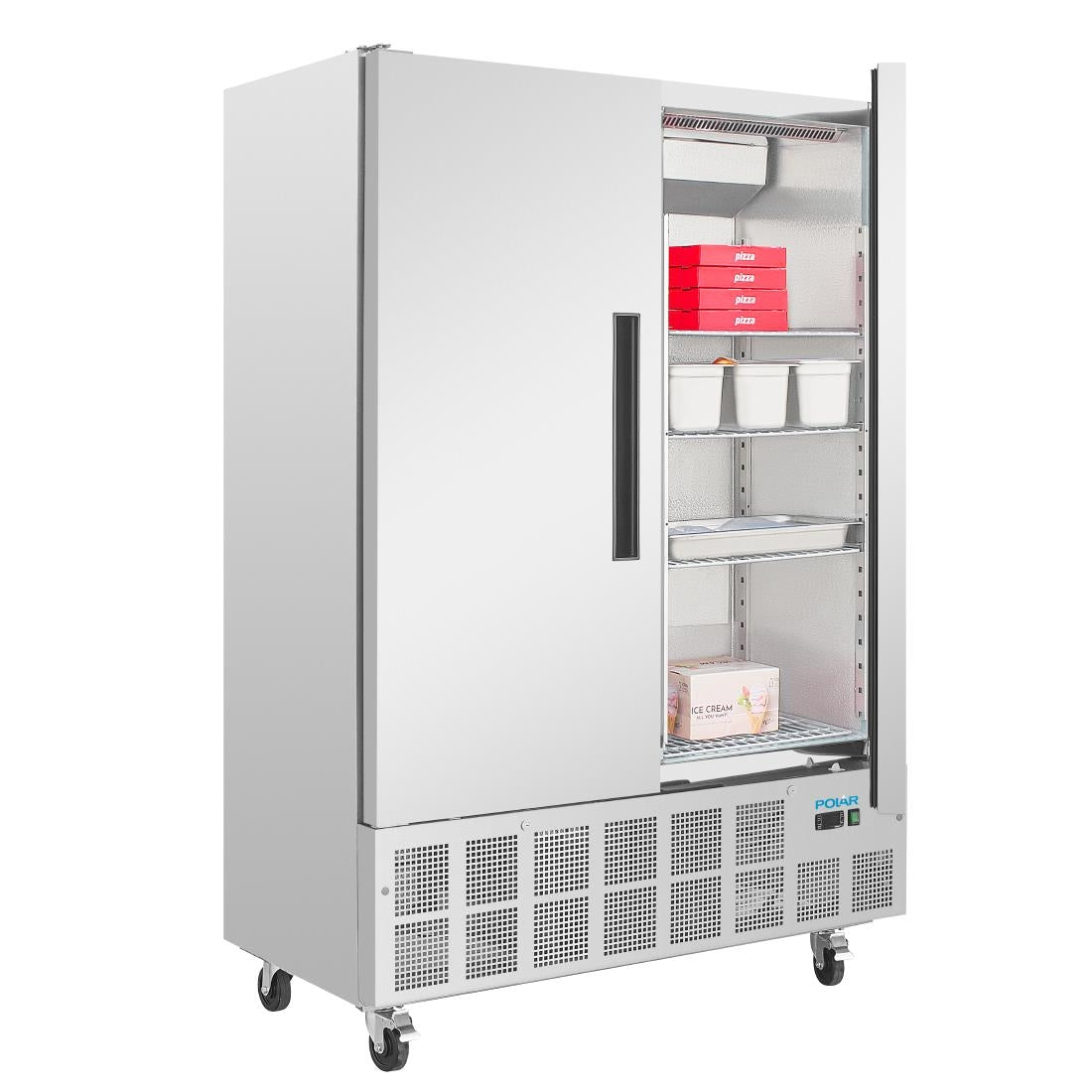 Polar G-Series Double Door Slimline Freezer 960Ltr