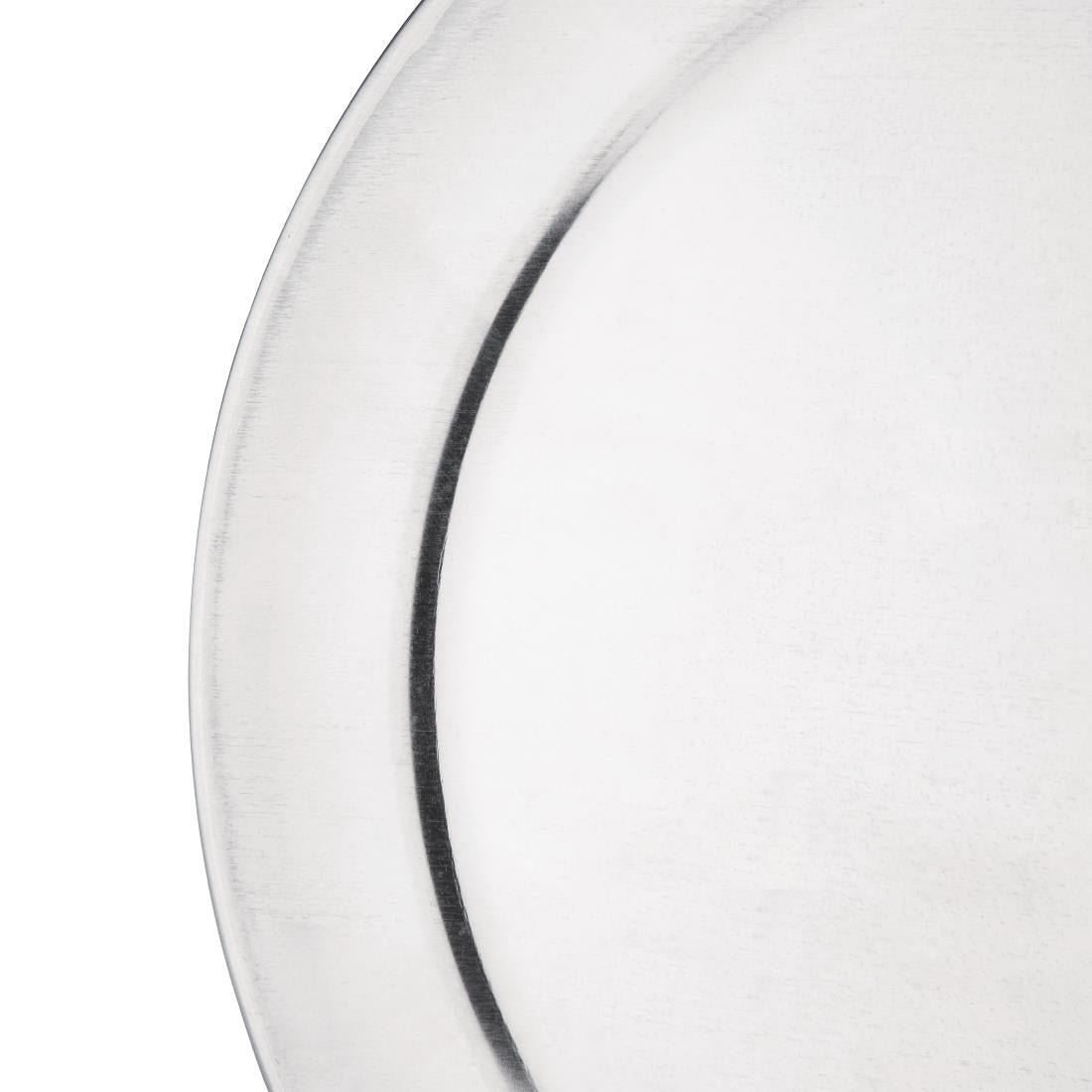 Vogue Aluminium Pizza Tray Wide Rim 8"