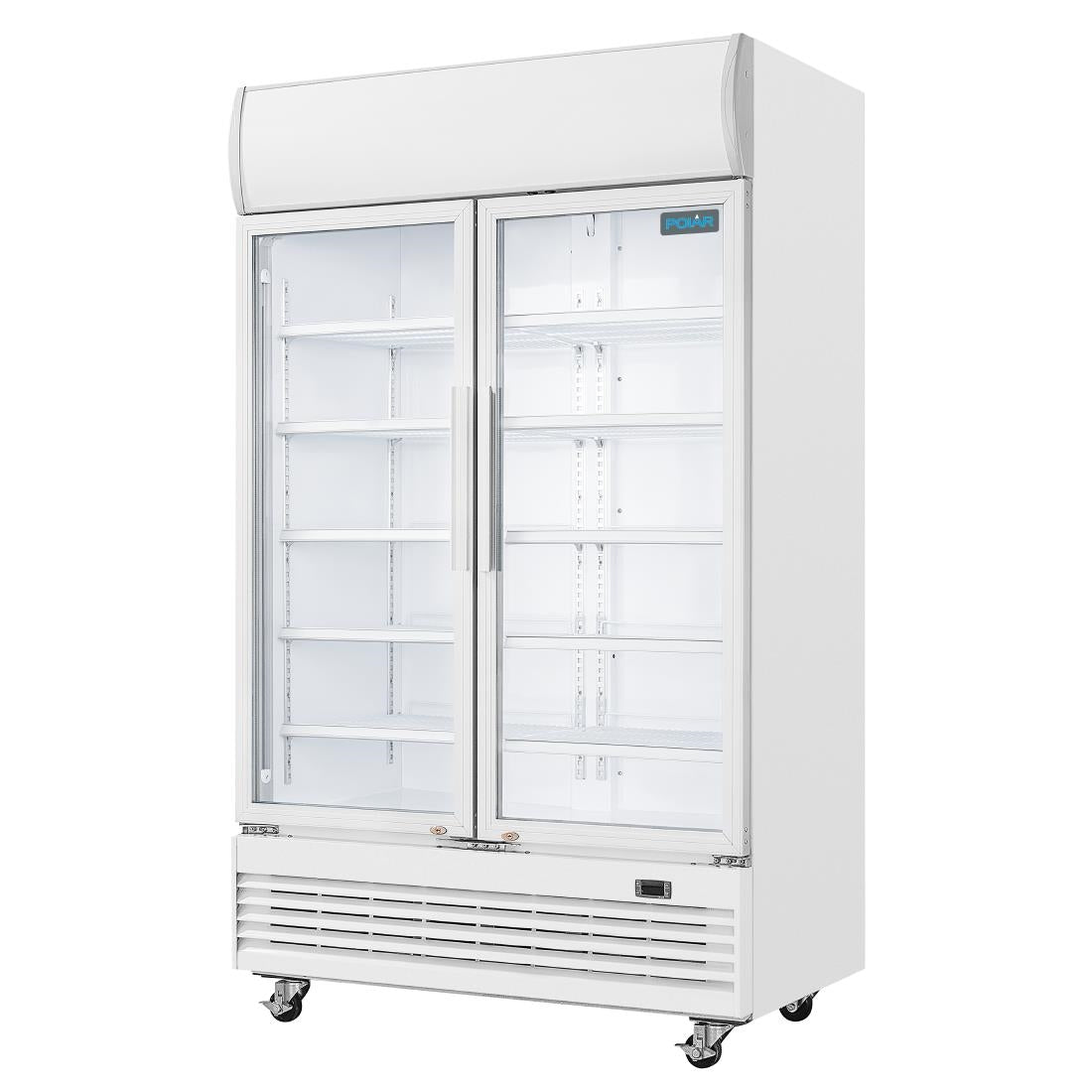 Polar G-Series Upright Display Cooler with Light Box 950Ltr