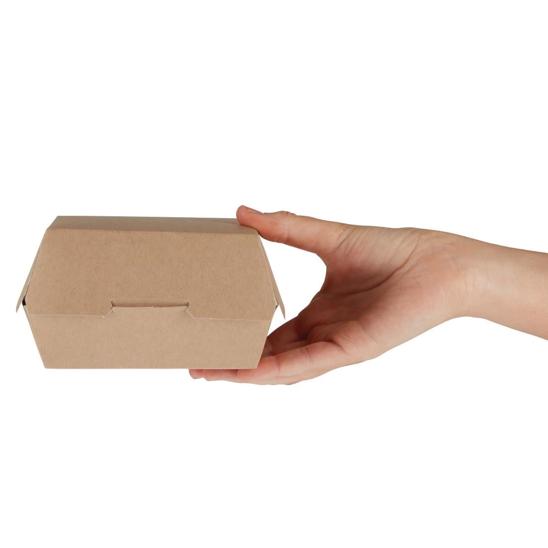 Colpac Compostable Kraft Burger Boxes Large 135mm (250 Pack)