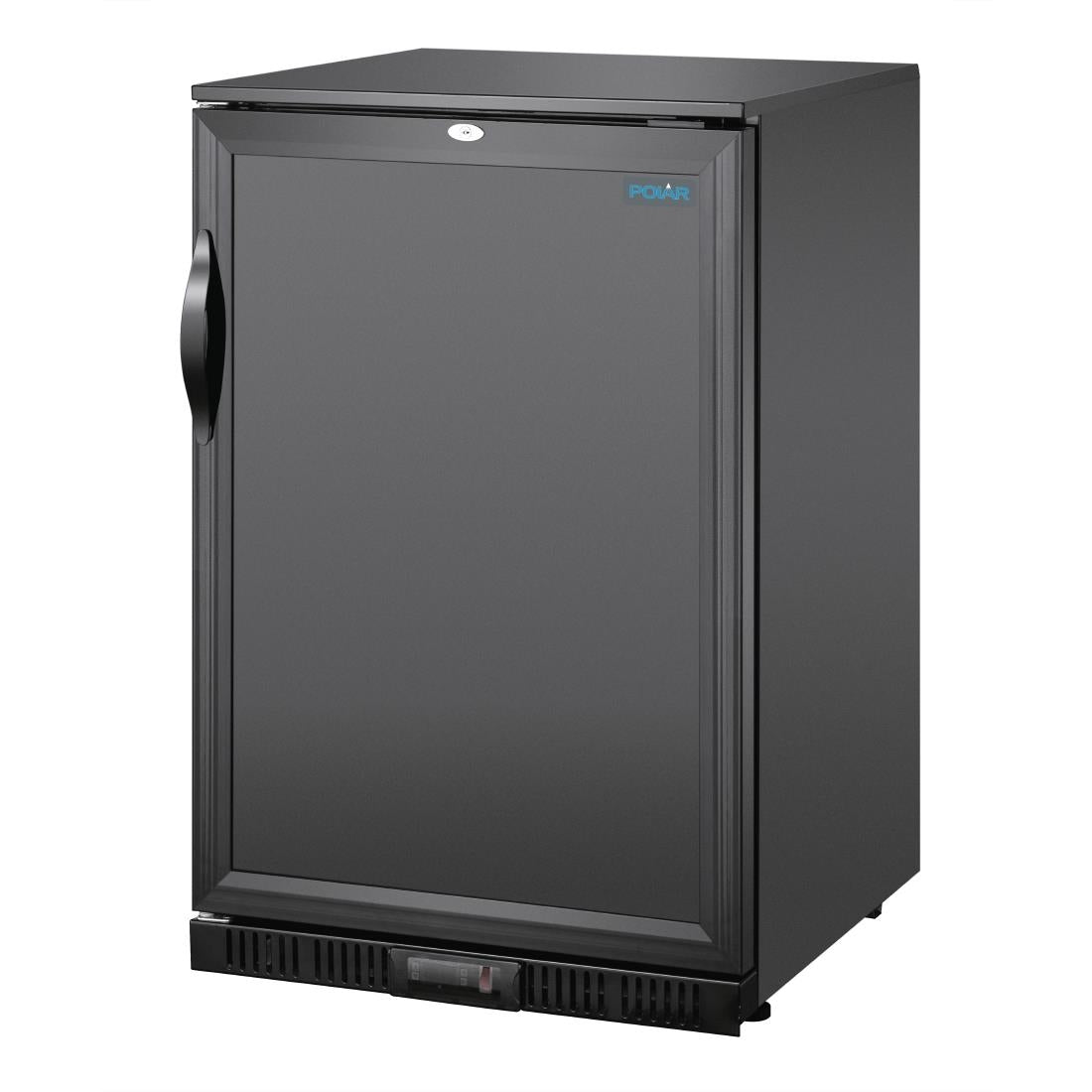 Polar G-series 850mm Single Door Back Bar Cooler Solid Door 128 Ltr