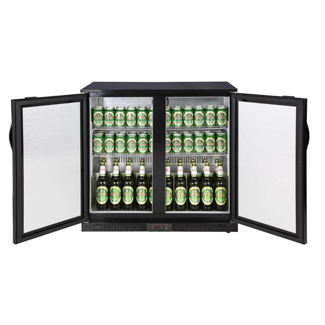 Polar G-series 850mm Double Door Back Bar Cooler Solid Door 198 Ltr