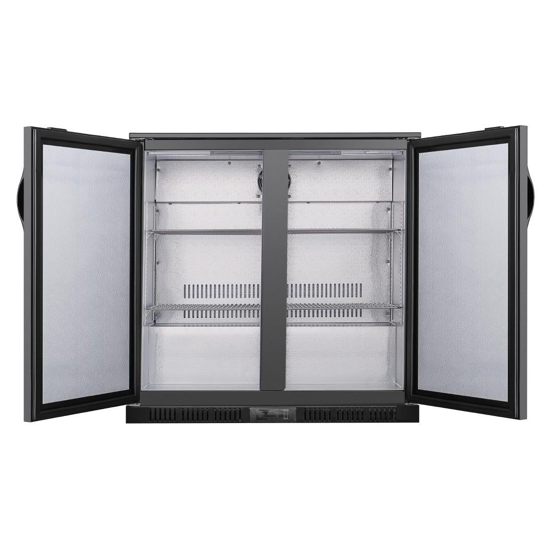 Polar G-series 850mm Double Door Back Bar Cooler Solid Door 198 Ltr