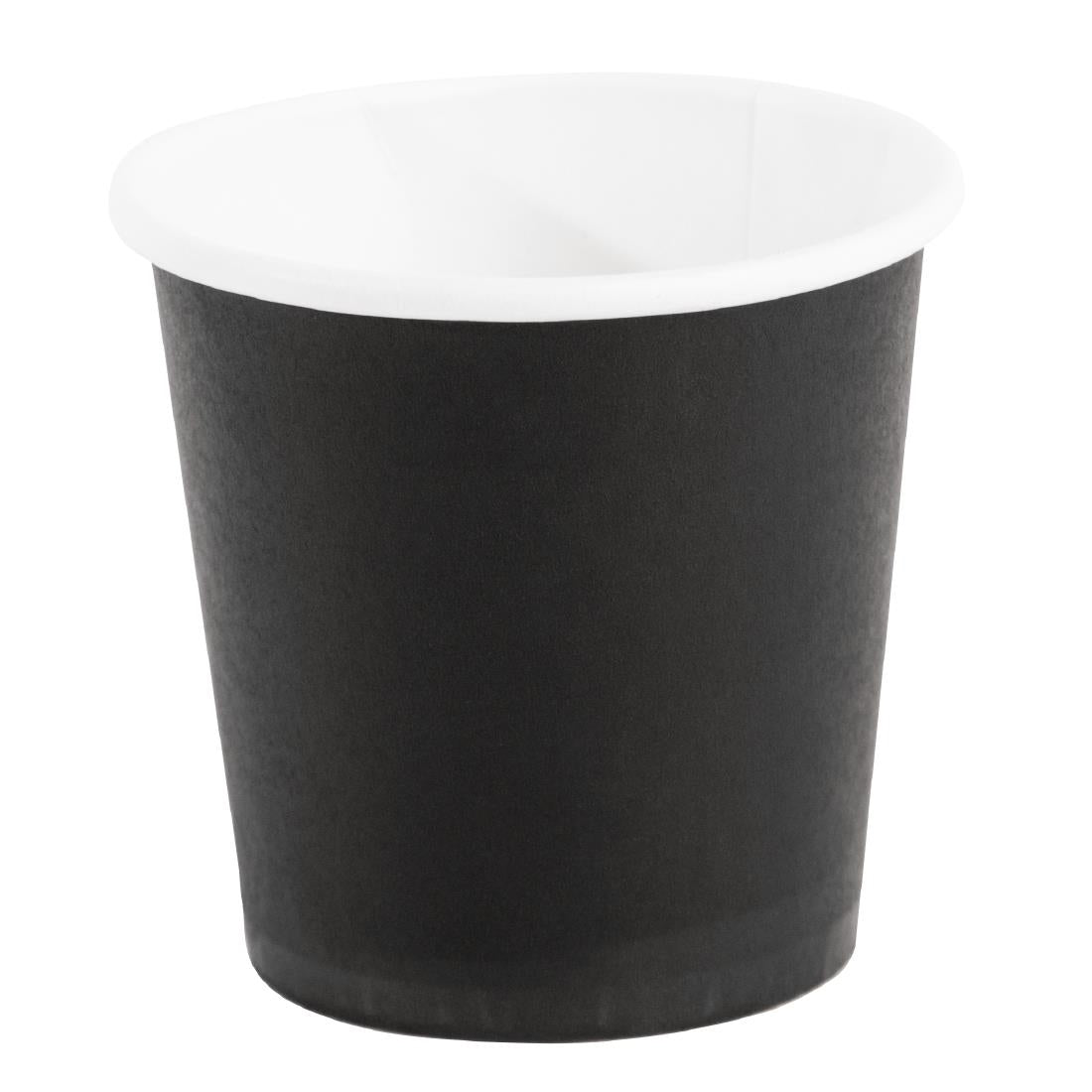 Fiesta Recyclable Espresso Cups Single Wall Black (1000 Pack)