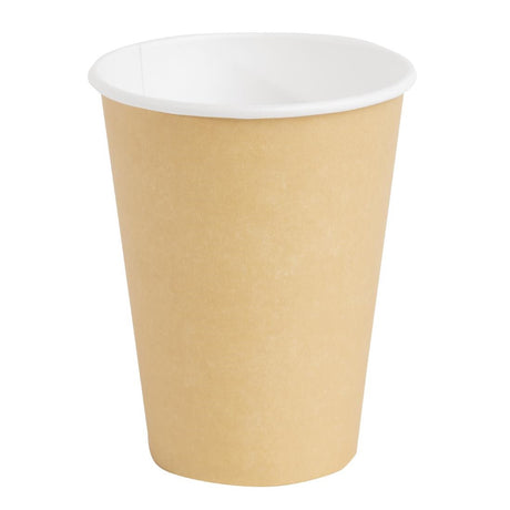 Fiesta Recyclable Coffee Cups Single Wall Kraft 340ml/12oz (1000 Pack)
