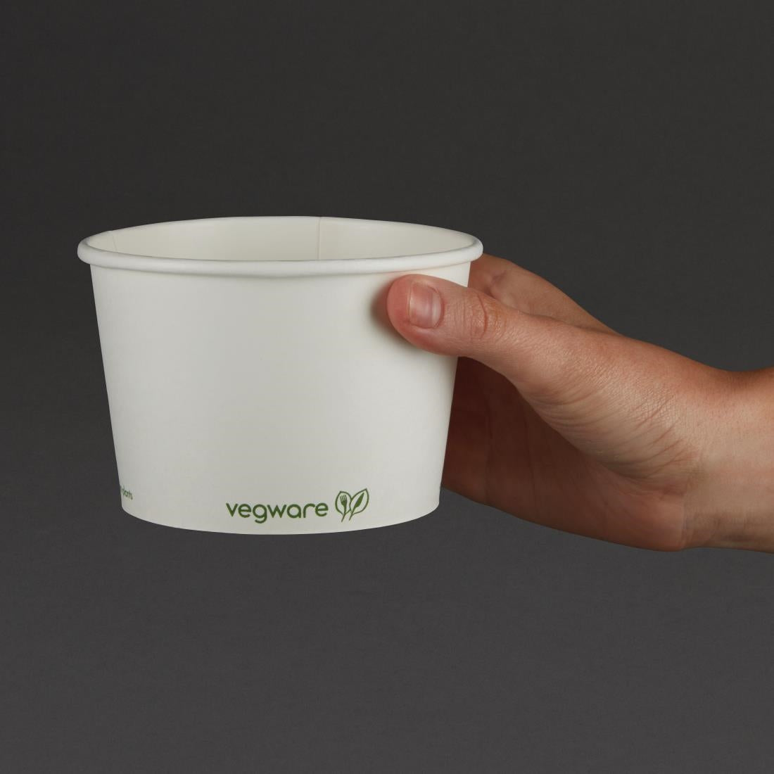 Vegware Compostable Hot Food Pots 455ml / 16oz (500 Pack)