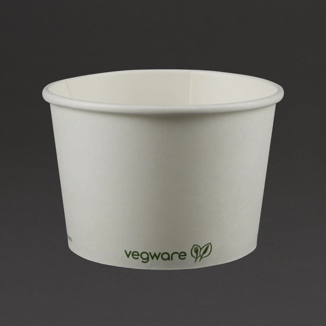Vegware Compostable Hot Food Pots 455ml / 16oz (500 Pack)