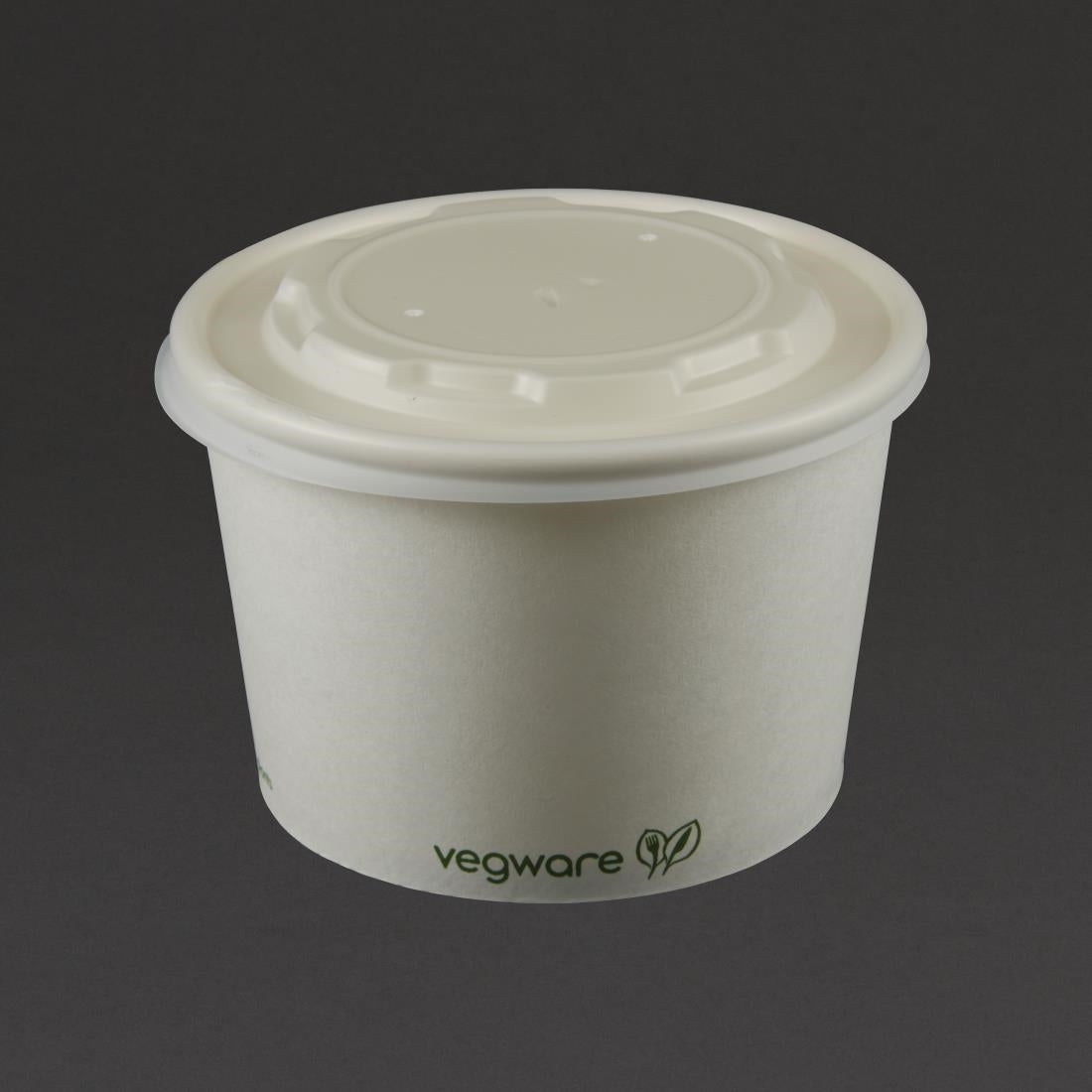 Vegware Compostable Hot Food Pots 455ml / 16oz (500 Pack)