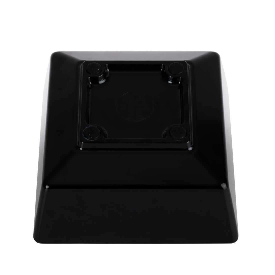 APS Float Square Bowl Black 190x190mm