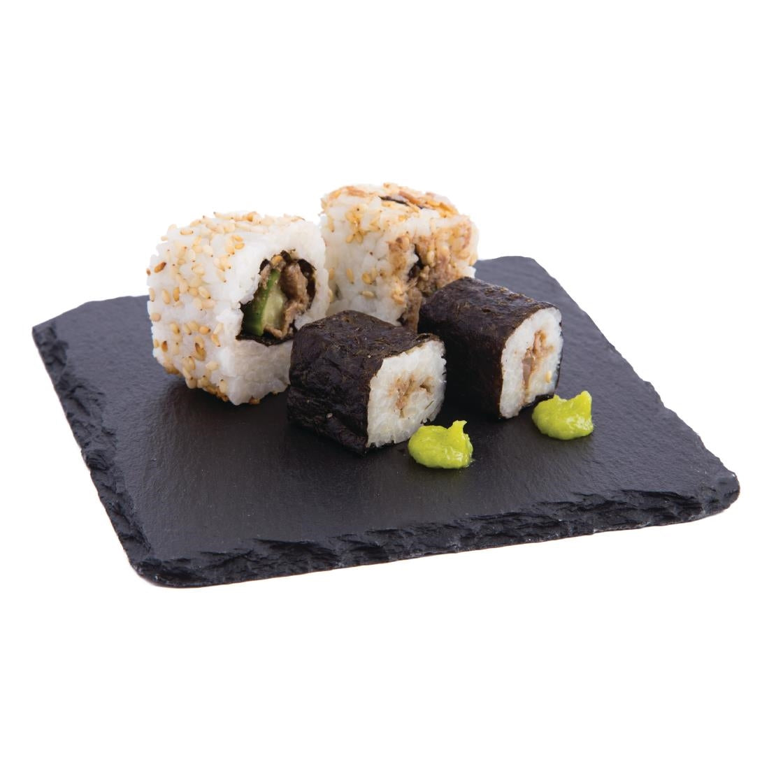 Olympia Natural Slate Display Trays Small (4 Pack)