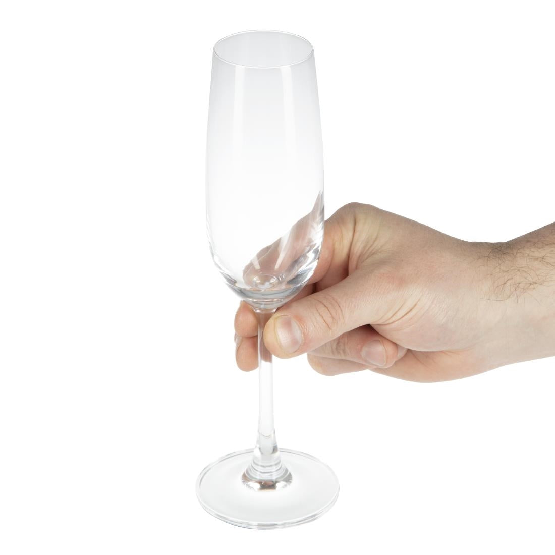 Olympia Modale Crystal Champagne Flutes 215ml (6 Pack)