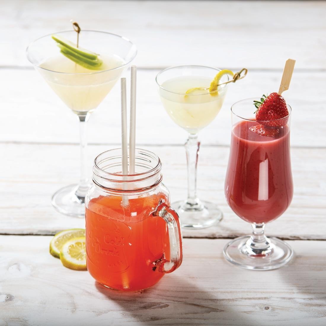 Olympia Handled Mason Jars 450ml (12 Pack)