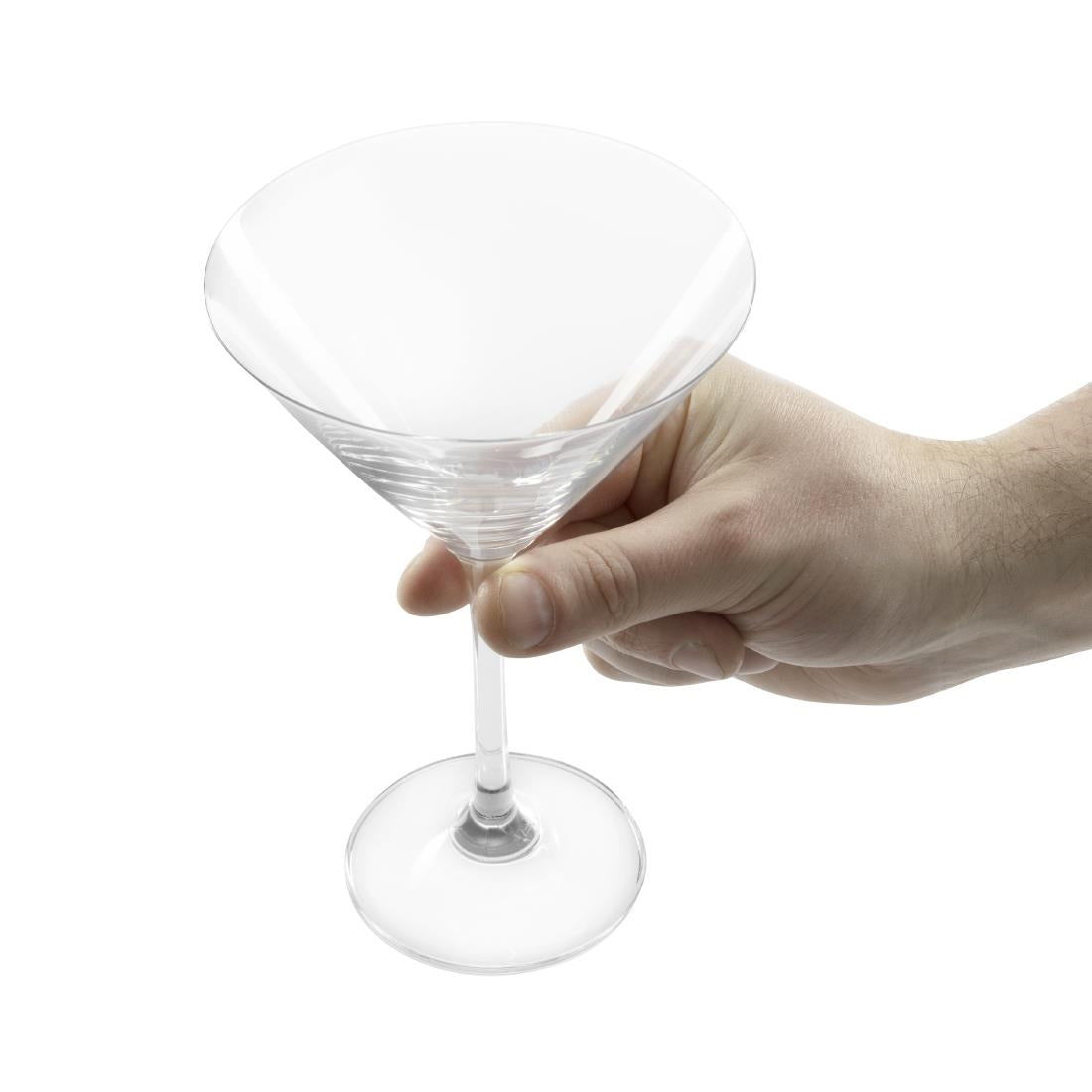 Olympia Bar Collection Crystal Martini Glasses 275ml (6 Pack)