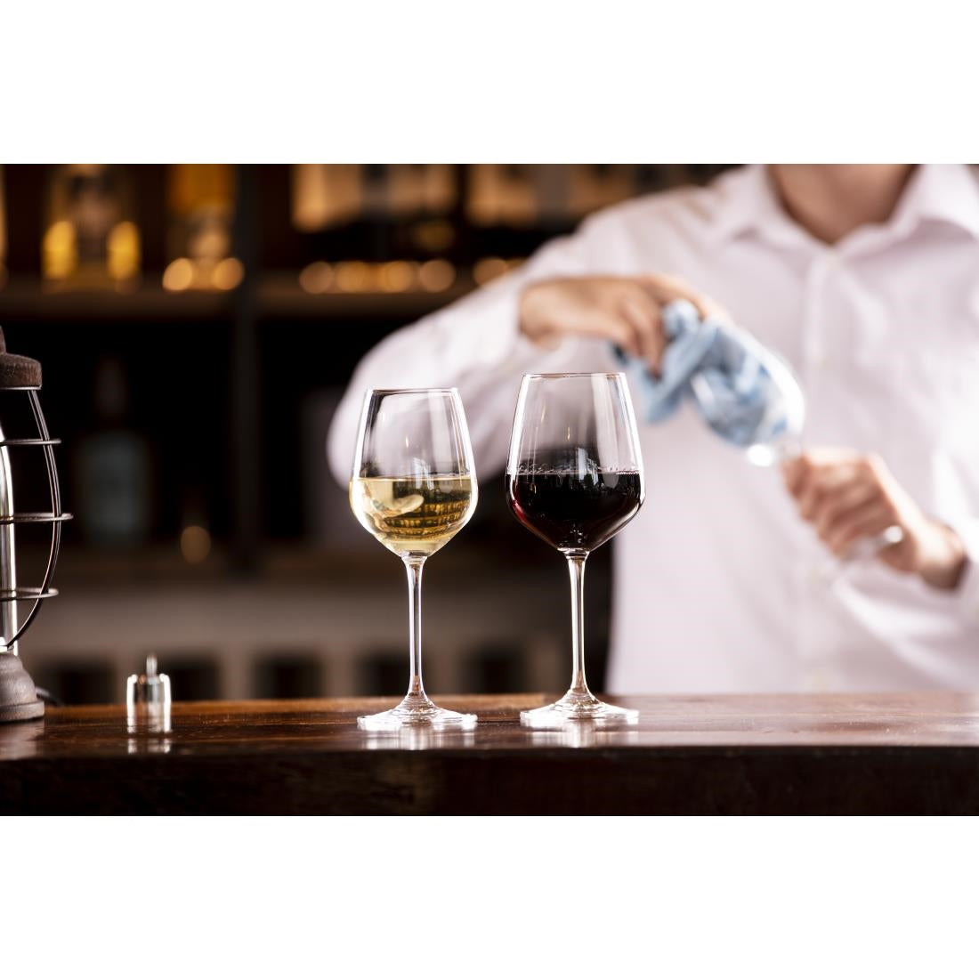 Olympia Chime Crystal Wine Glasses - 365ml