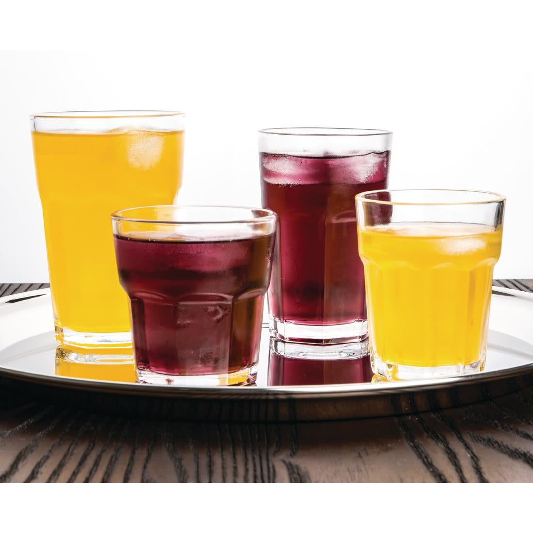 Olympia Toughened Orleans Rocks Tumblers 250ml (12 Pack)