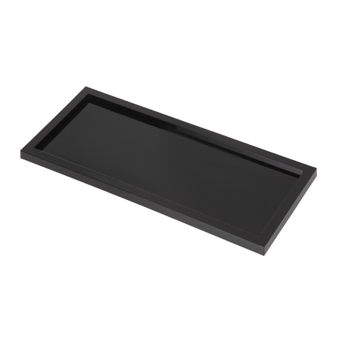 Hotel Complimentary Bathroom Presentation Tray Black