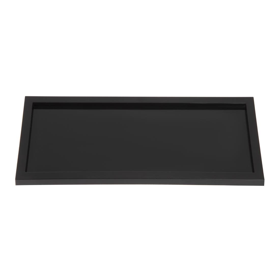 Hotel Complimentary Bathroom Presentation Tray Black