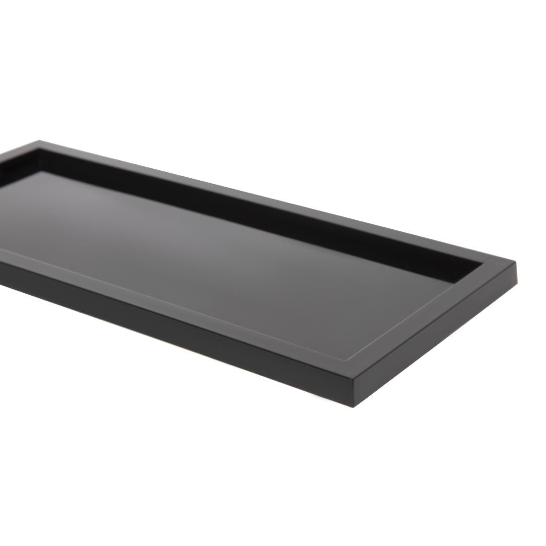 Hotel Complimentary Bathroom Presentation Tray Black