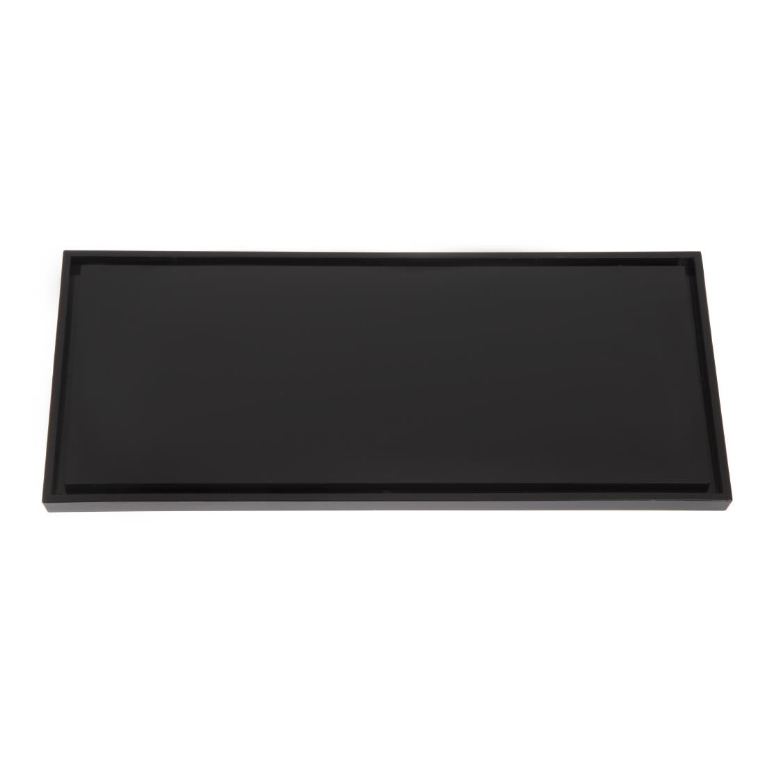 Hotel Complimentary Bathroom Presentation Tray Black