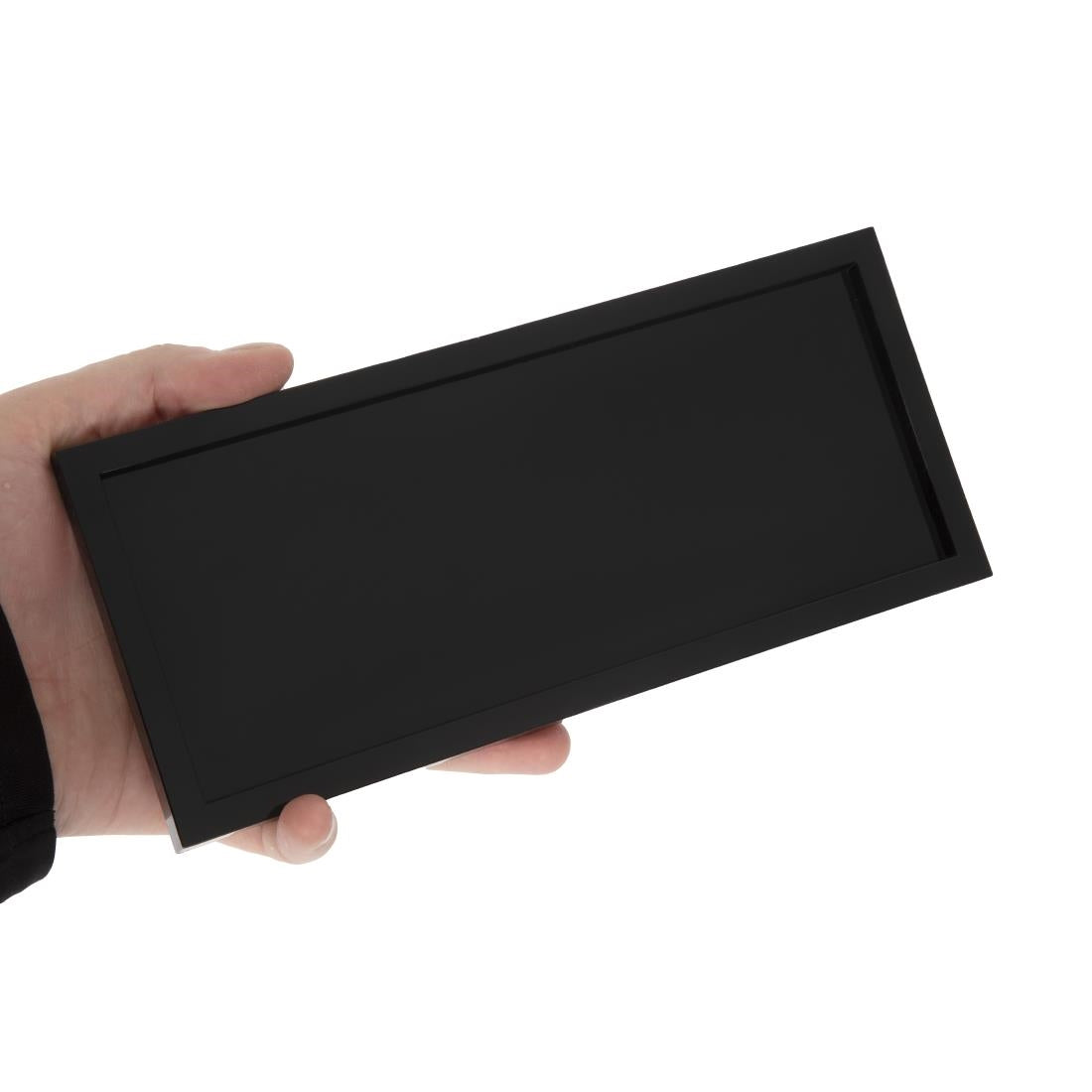 Hotel Complimentary Bathroom Presentation Tray Black