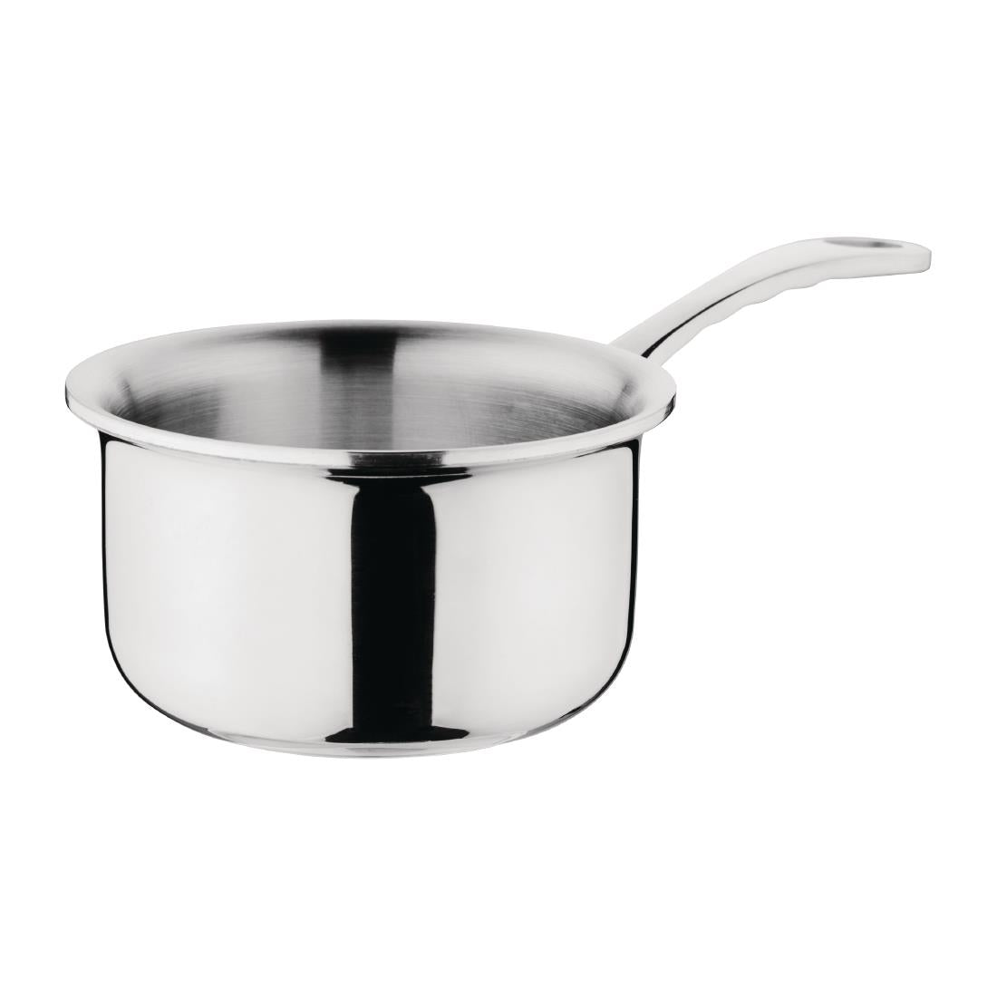 Vogue Stainless Steel and Aluminium Tri-Wall Mini Saucepan 9cm