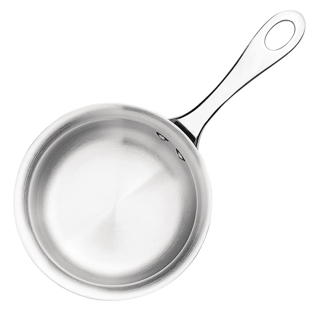 Vogue Stainless Steel and Aluminium Tri-Wall Mini Saucepan 9cm