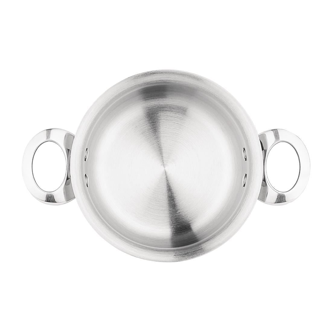 Vogue Stainless Steel & Aluminium Tri-Wall Mini Casserole 100mm