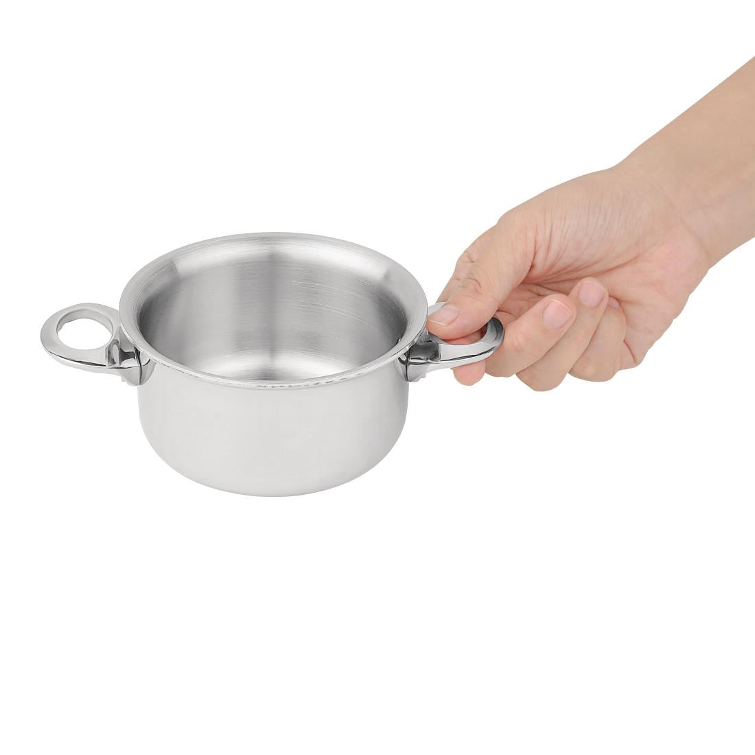Vogue Stainless Steel & Aluminium Tri-Wall Mini Casserole 100mm