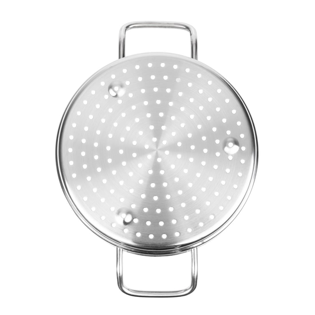 Vogue Stainless Steel and Aluminium Tri-Wall Steamer 24cm