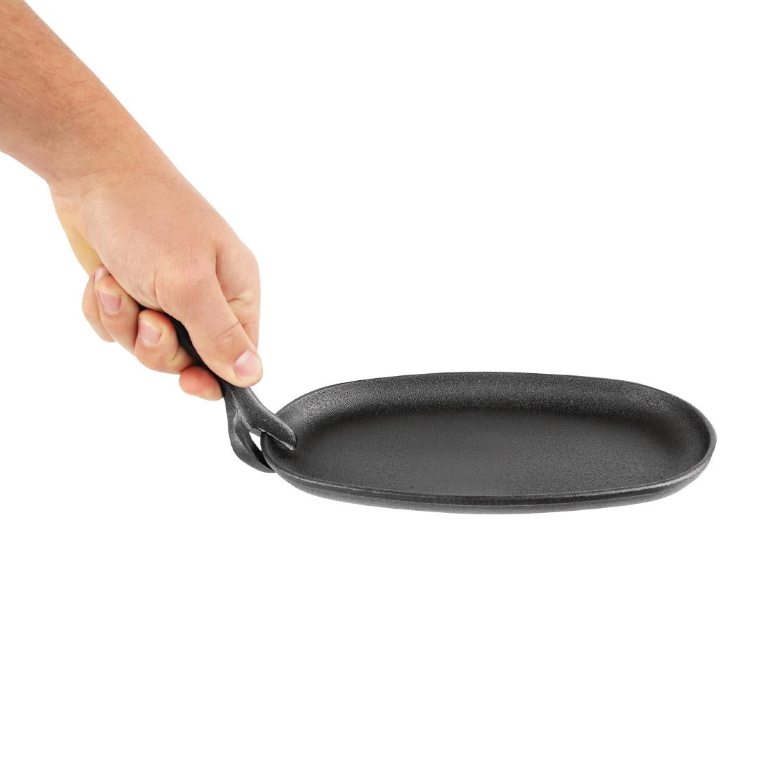Olympia Cast Iron Oval Sizzler Platter 240x140mm