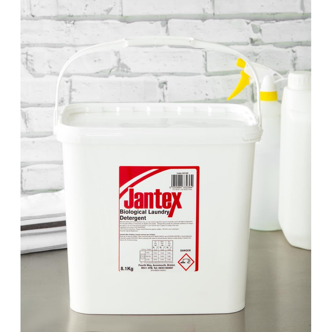 Jantex Biological Laundry Detergent Powder 8.1kg