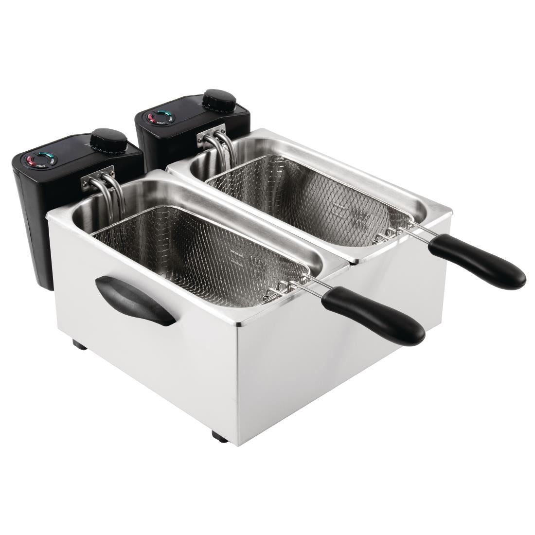 Caterlite Light Duty Countertop Electric Fryer 2x2kW