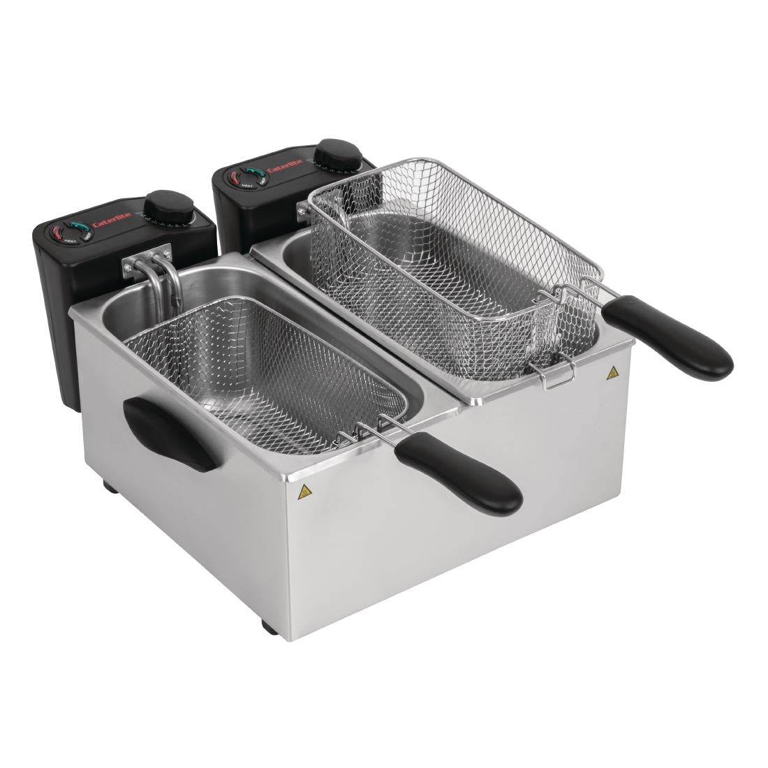 Caterlite Light Duty Countertop Electric Fryer 2x2kW