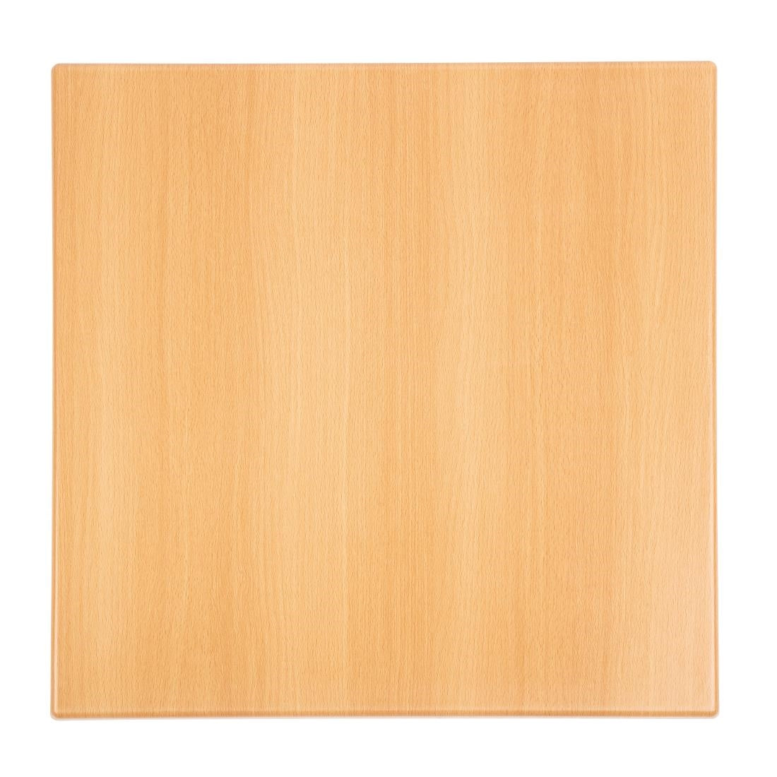 Bolero Square Beech Tabletop and Base