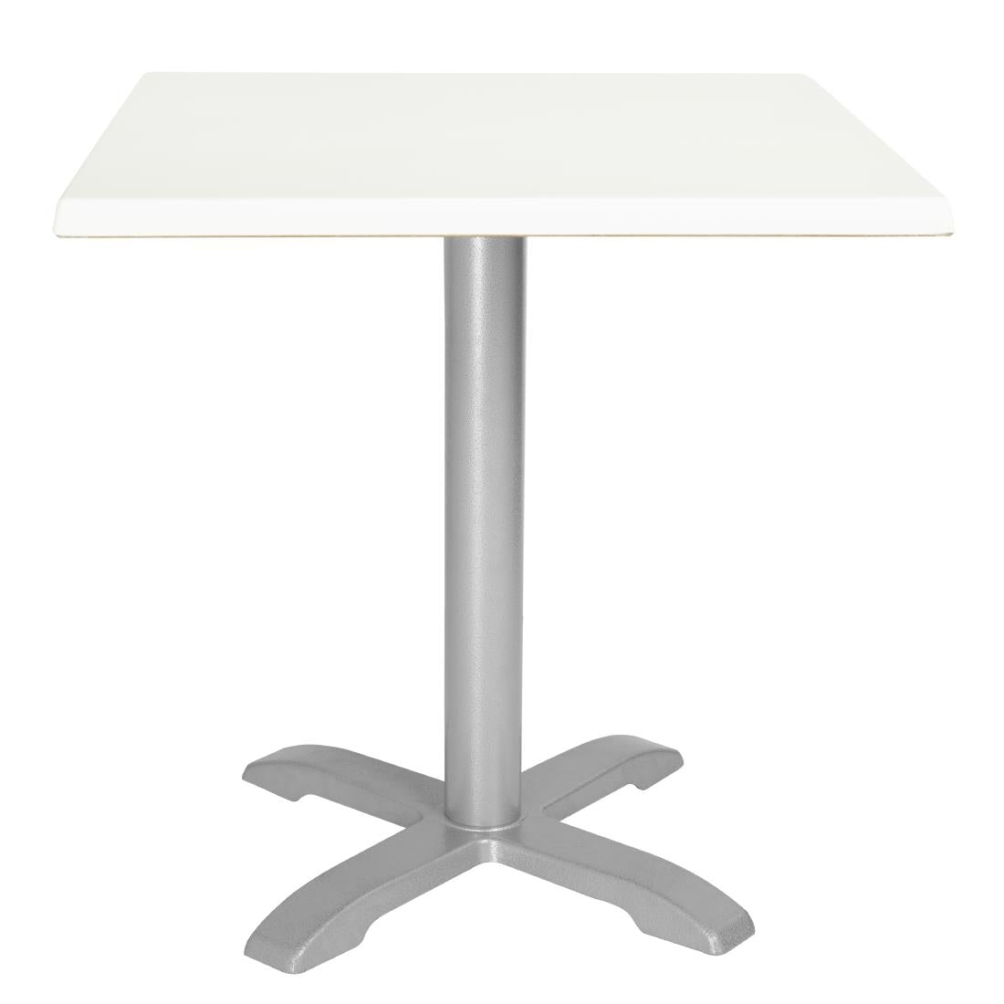 Bolero Pre-drilled Square Table Top White 600mm
