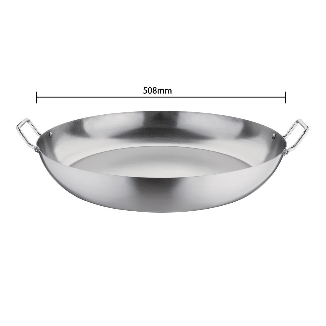Vogue Carbon Steel Paella Pan 51cm