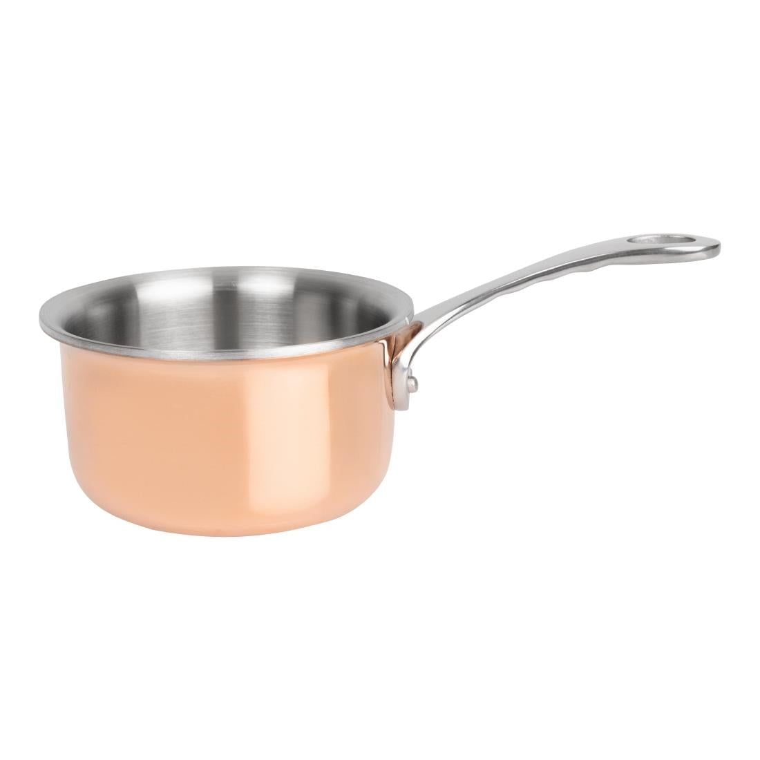 Vogue Copper Tri Wall Mini Saucepan 9cm