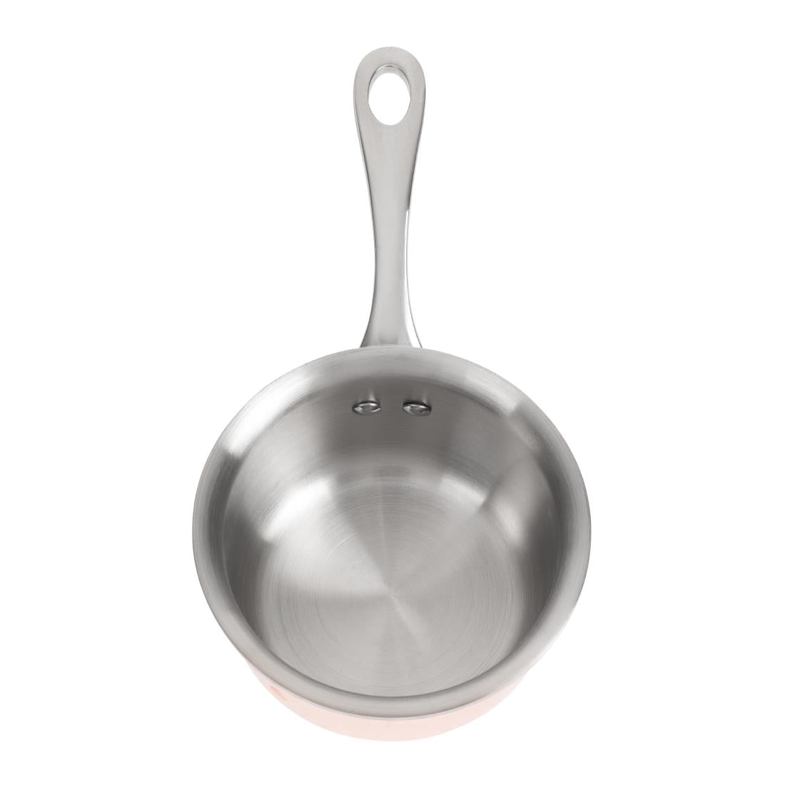 Vogue Copper Tri Wall Mini Saucepan 9cm