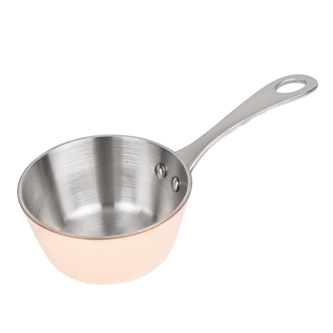 Vogue Mini Copper Tri Wall Sauté Pan 8cm