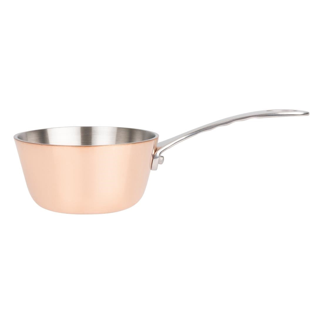 Vogue Mini Copper Tri Wall Sauté Pan 8cm