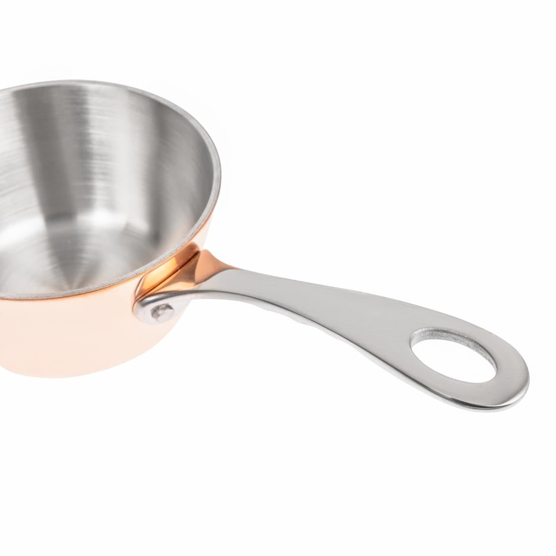 Vogue Mini Copper Tri Wall Sauté Pan 8cm