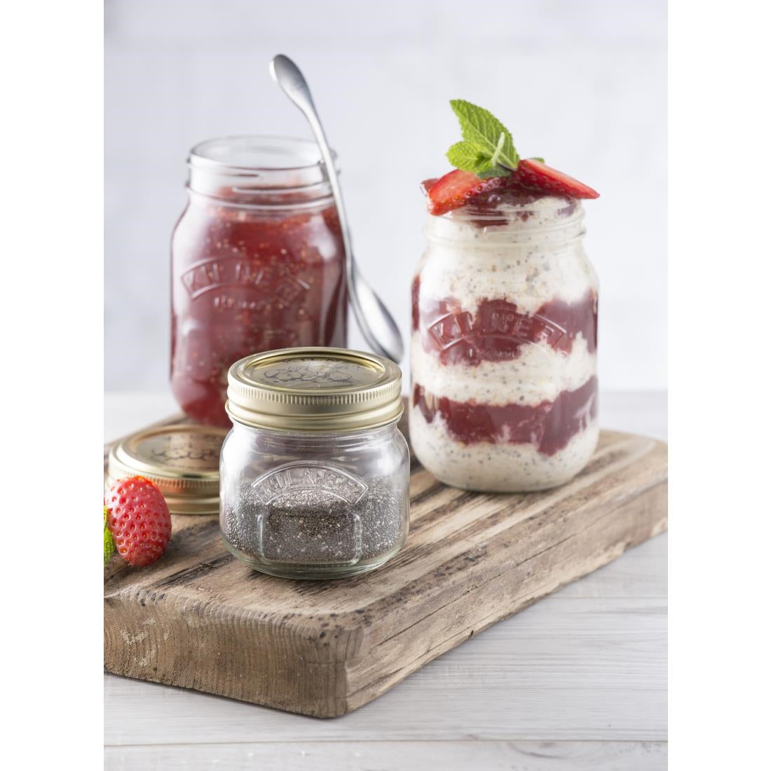 250ml Preserve Jar with Screw Top Lid