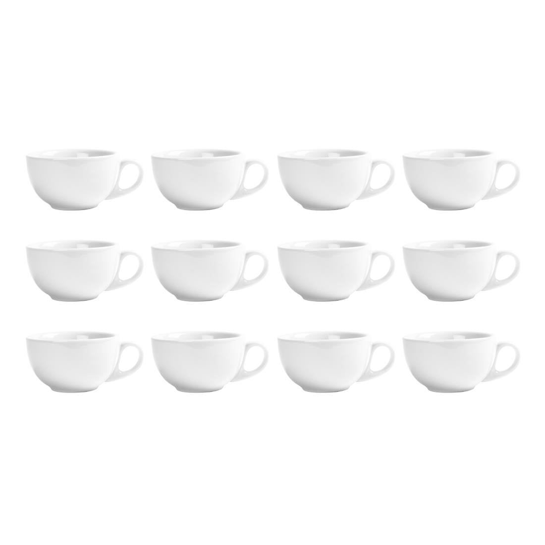 Olympia Athena Cappuccino Cups 285ml (12 Pack)