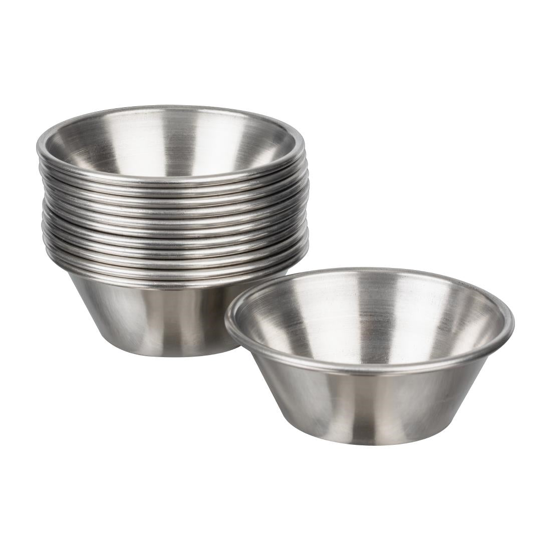 Olympia Stainless Steel Sauce Cups 40ml (12 Pack)
